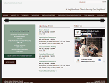 Tablet Screenshot of lathamumc.org